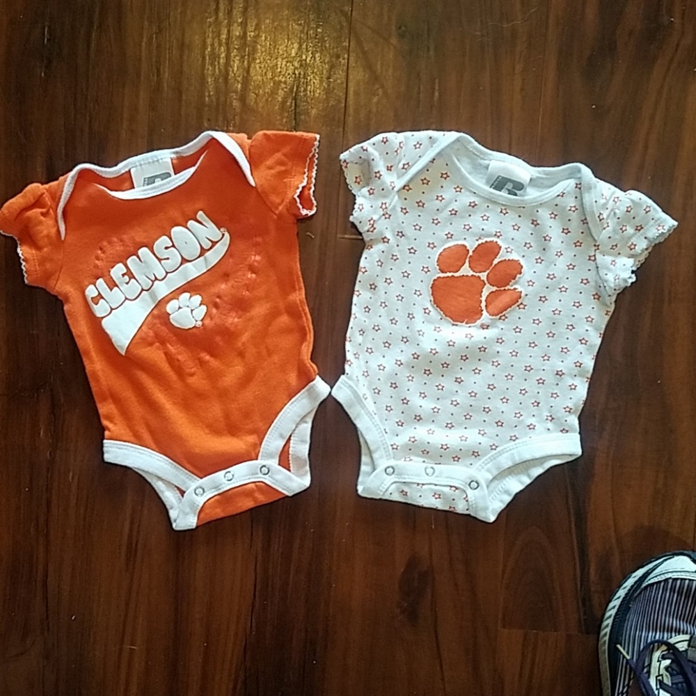 Clemson onesie lot
